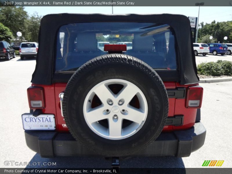 Flame Red / Dark Slate Gray/Medium Slate Gray 2007 Jeep Wrangler X 4x4