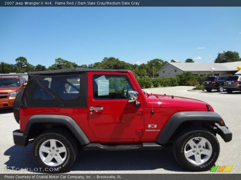Flame Red / Dark Slate Gray/Medium Slate Gray 2007 Jeep Wrangler X 4x4