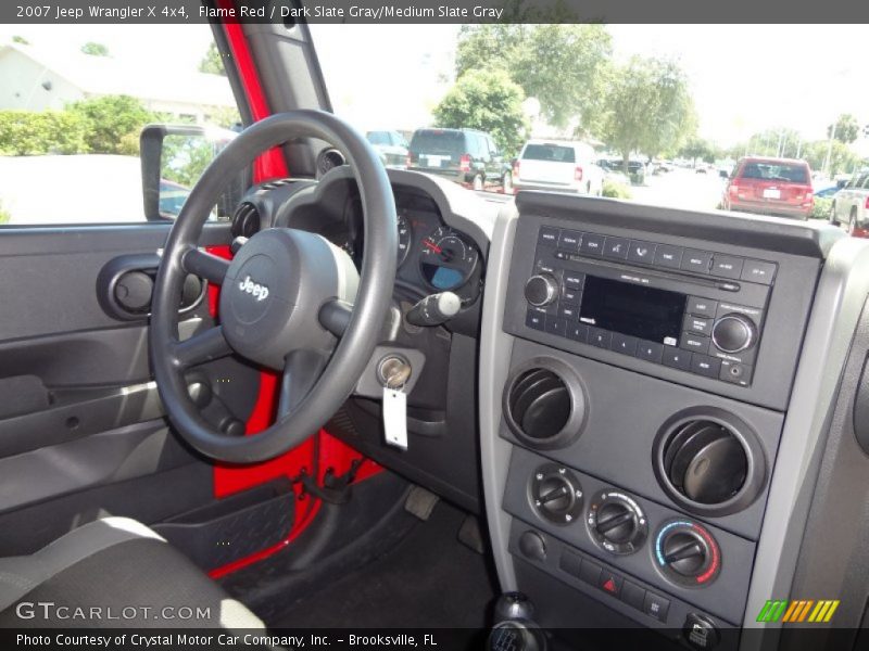 Flame Red / Dark Slate Gray/Medium Slate Gray 2007 Jeep Wrangler X 4x4