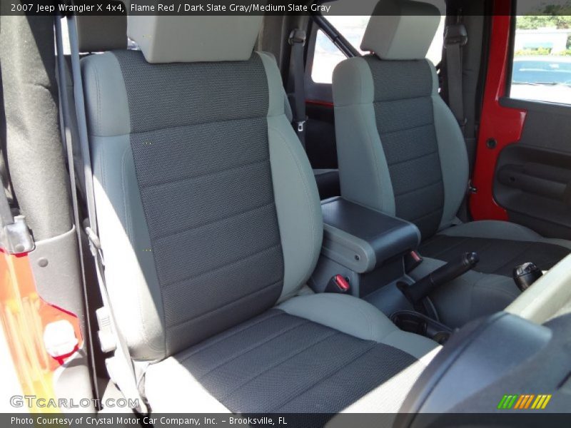 Flame Red / Dark Slate Gray/Medium Slate Gray 2007 Jeep Wrangler X 4x4