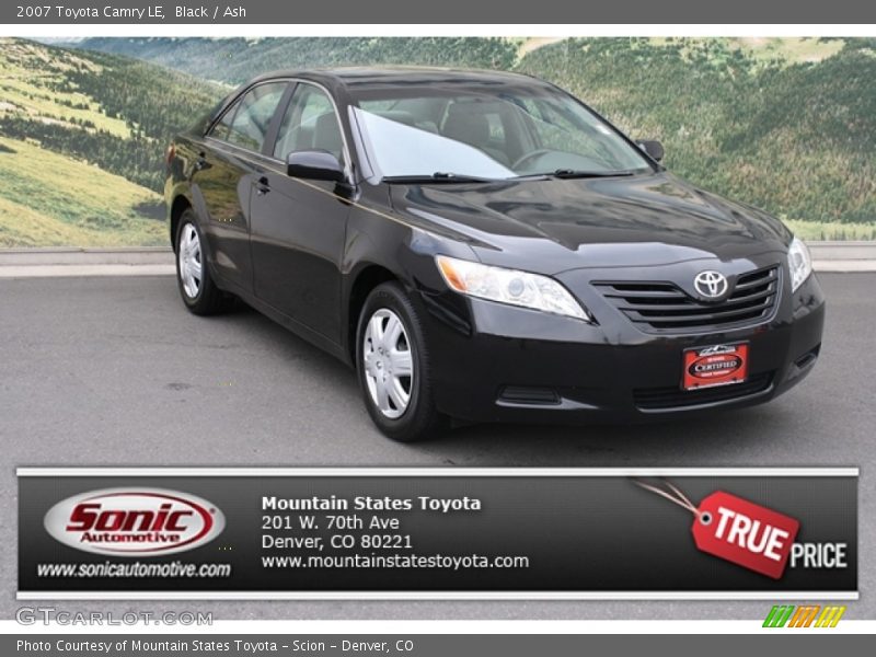 Black / Ash 2007 Toyota Camry LE