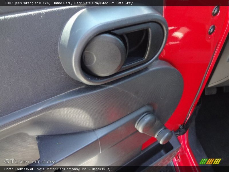 Flame Red / Dark Slate Gray/Medium Slate Gray 2007 Jeep Wrangler X 4x4
