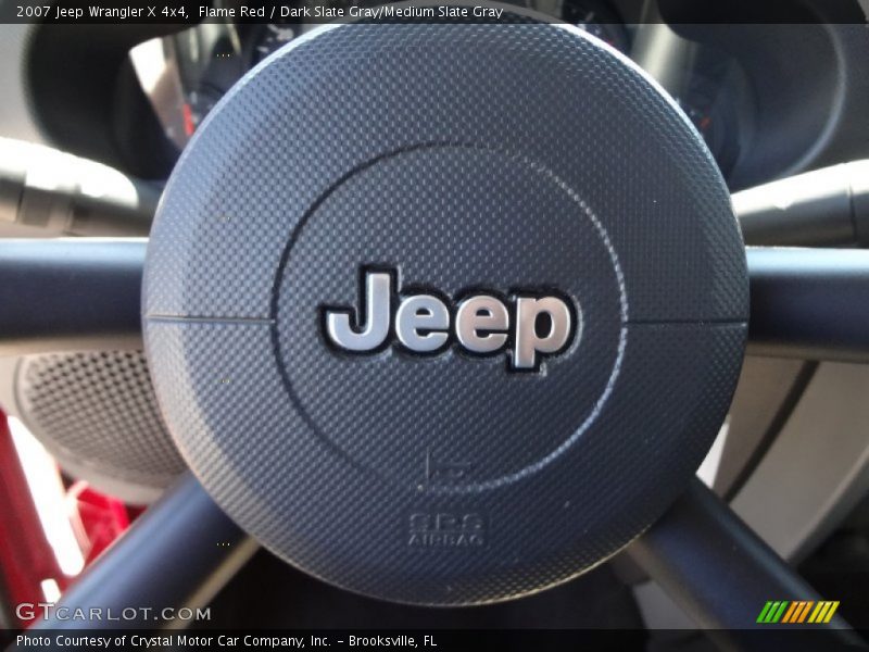 Flame Red / Dark Slate Gray/Medium Slate Gray 2007 Jeep Wrangler X 4x4