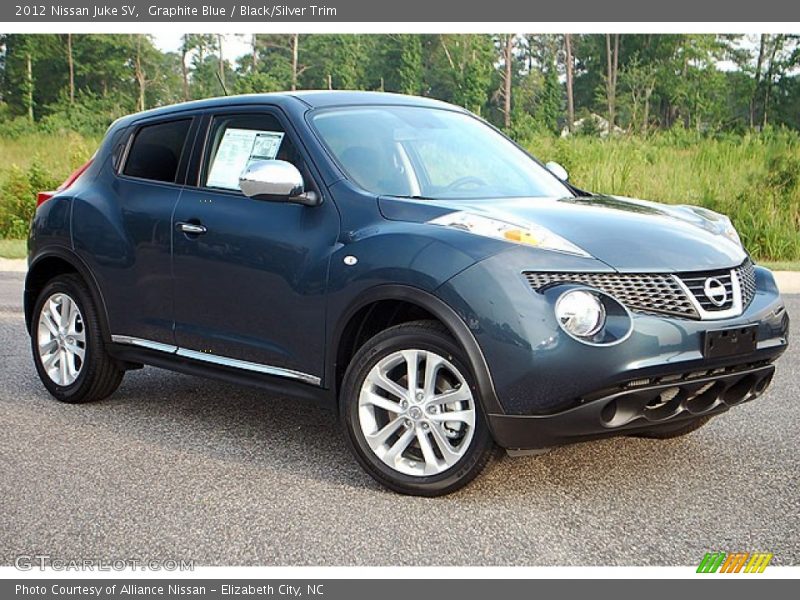 Graphite Blue / Black/Silver Trim 2012 Nissan Juke SV