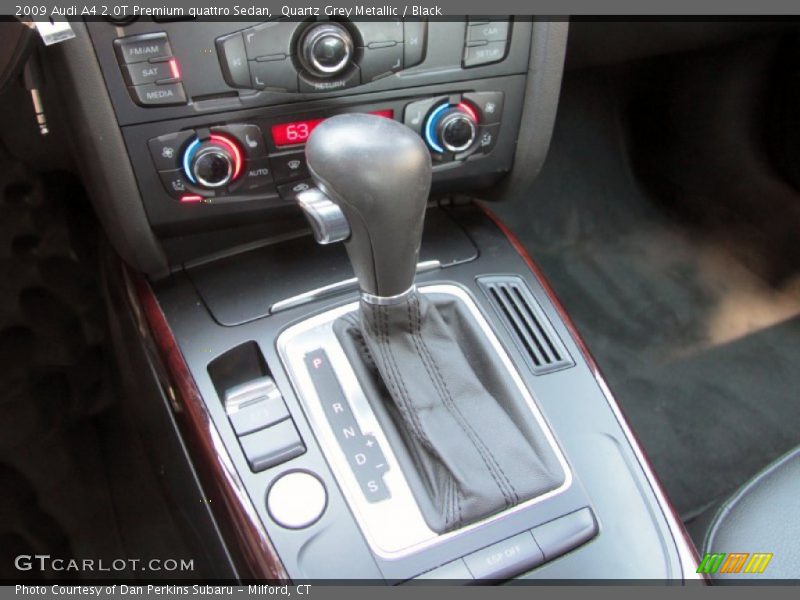 Quartz Grey Metallic / Black 2009 Audi A4 2.0T Premium quattro Sedan