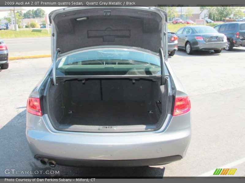 Quartz Grey Metallic / Black 2009 Audi A4 2.0T Premium quattro Sedan