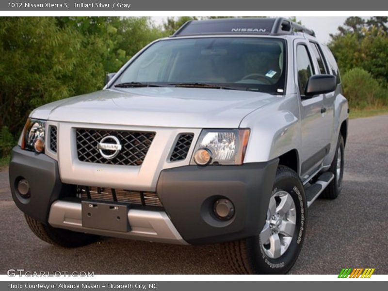 Brilliant Silver / Gray 2012 Nissan Xterra S