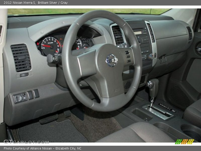 Brilliant Silver / Gray 2012 Nissan Xterra S