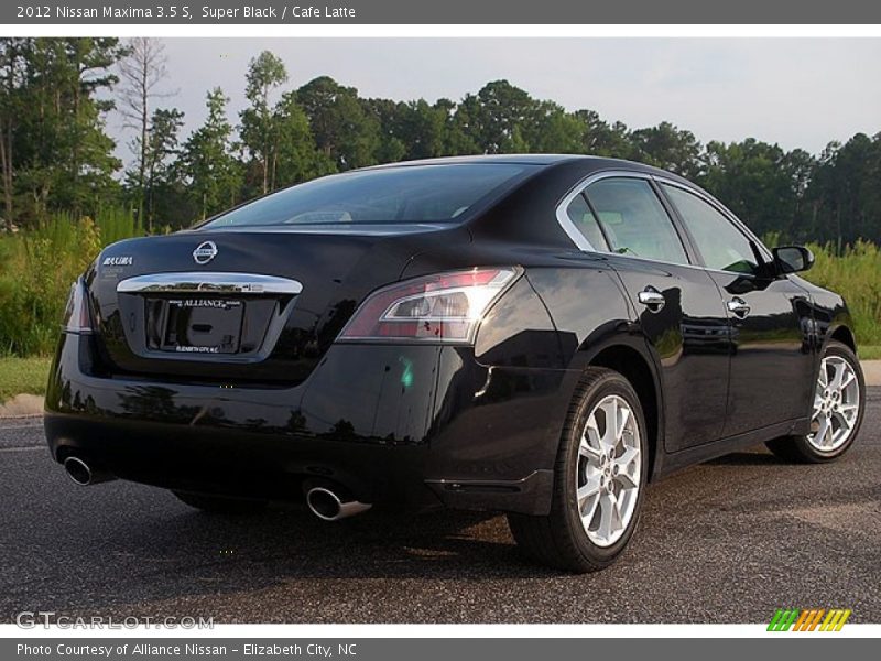 Super Black / Cafe Latte 2012 Nissan Maxima 3.5 S