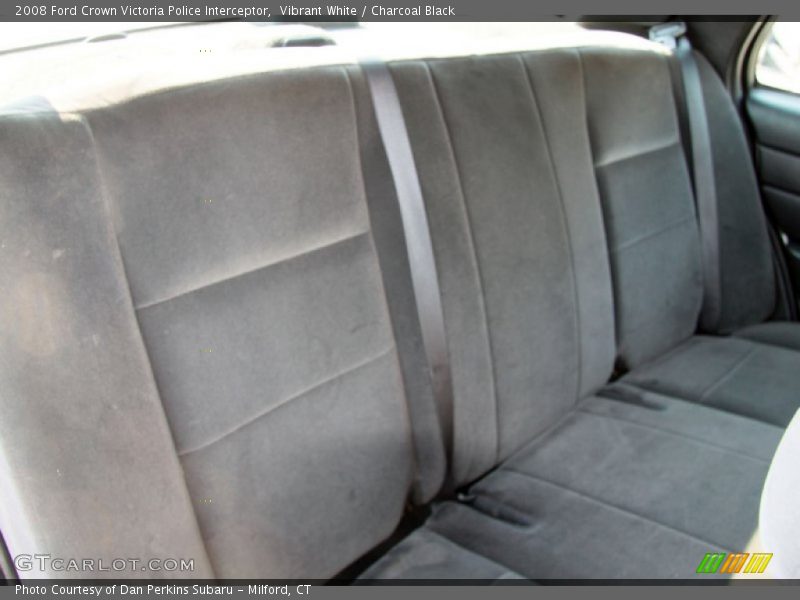 Vibrant White / Charcoal Black 2008 Ford Crown Victoria Police Interceptor