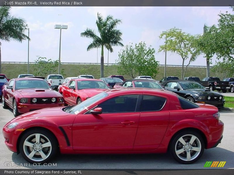 Velocity Red Mica / Black 2005 Mazda RX-8