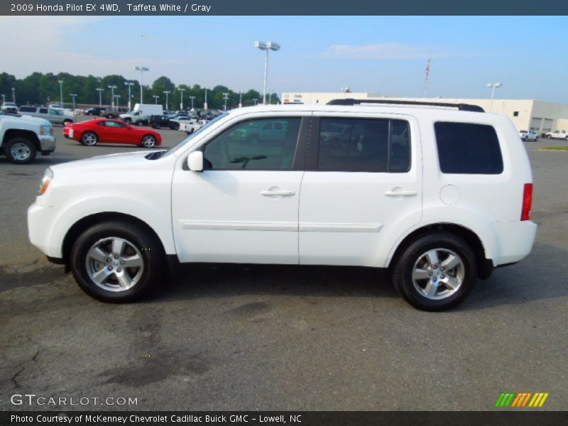 Taffeta White / Gray 2009 Honda Pilot EX 4WD