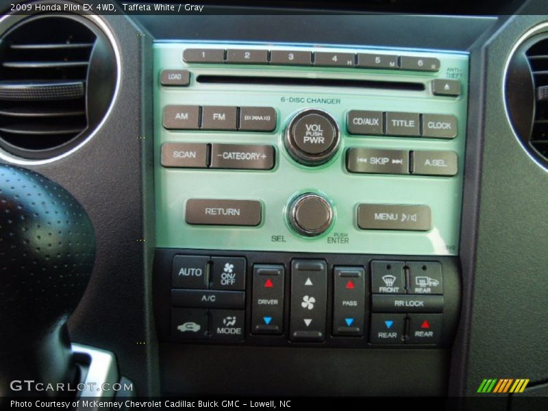 Taffeta White / Gray 2009 Honda Pilot EX 4WD