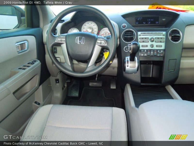 Taffeta White / Gray 2009 Honda Pilot EX 4WD