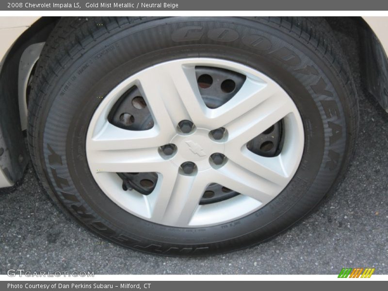 Gold Mist Metallic / Neutral Beige 2008 Chevrolet Impala LS
