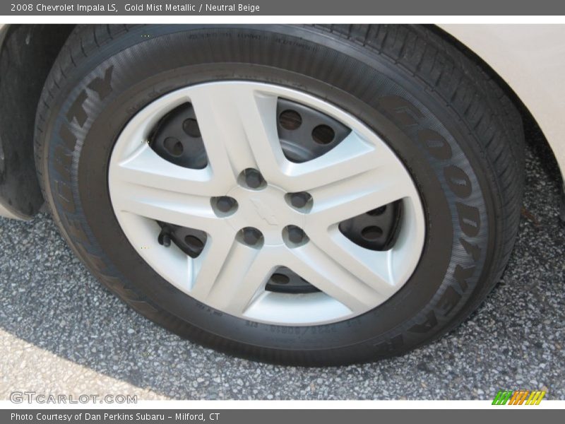 Gold Mist Metallic / Neutral Beige 2008 Chevrolet Impala LS