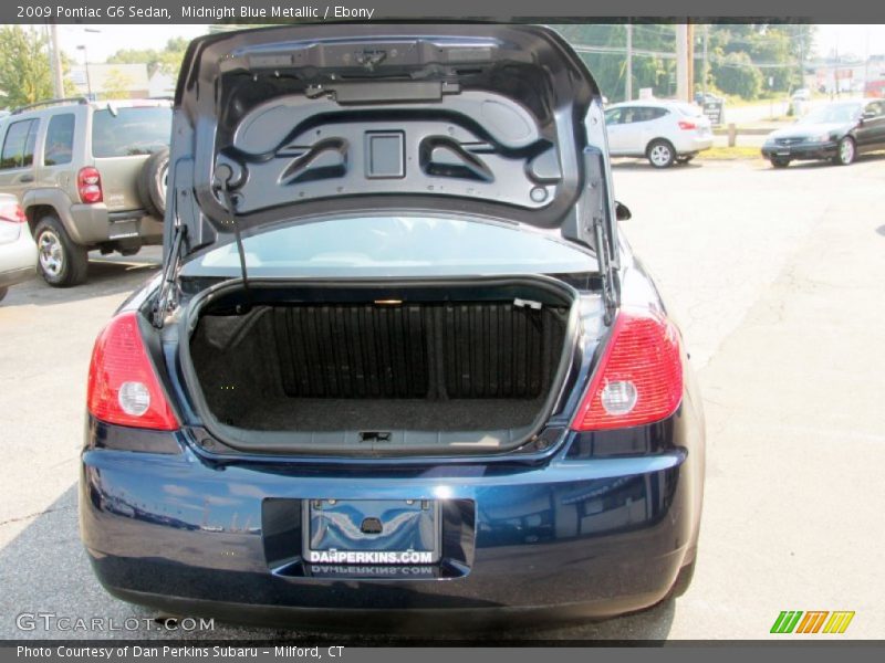 Midnight Blue Metallic / Ebony 2009 Pontiac G6 Sedan