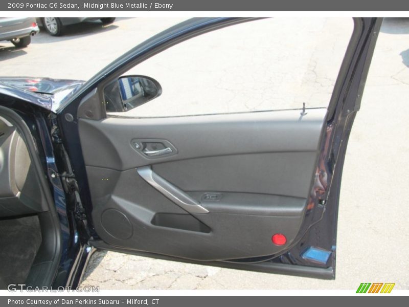 Midnight Blue Metallic / Ebony 2009 Pontiac G6 Sedan