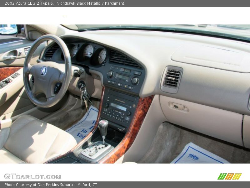 Nighthawk Black Metallic / Parchment 2003 Acura CL 3.2 Type S