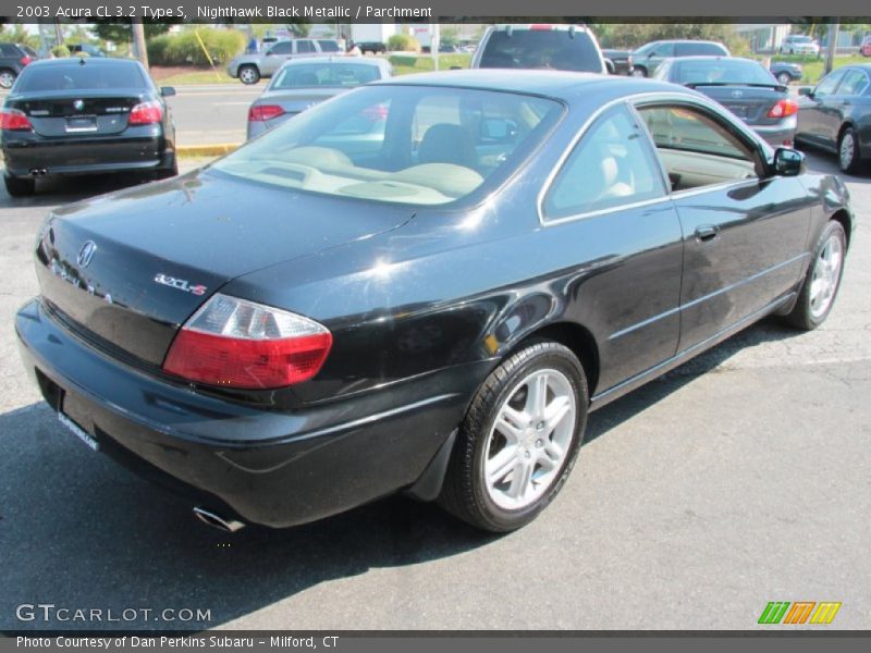 Nighthawk Black Metallic / Parchment 2003 Acura CL 3.2 Type S