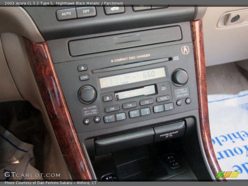 Nighthawk Black Metallic / Parchment 2003 Acura CL 3.2 Type S