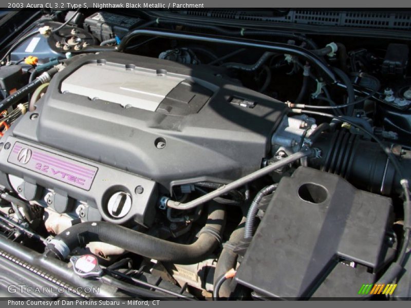 Nighthawk Black Metallic / Parchment 2003 Acura CL 3.2 Type S
