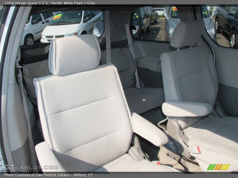 Nordic White Pearl / Gray 2009 Nissan Quest 3.5 S