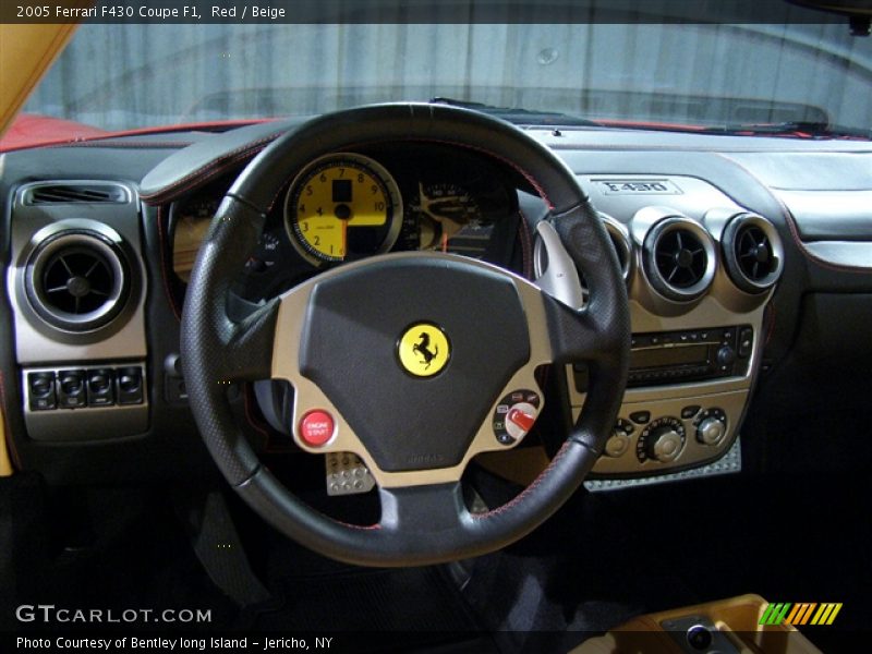 Red / Beige 2005 Ferrari F430 Coupe F1