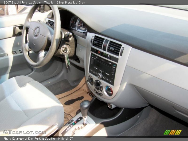 Titanium Silver Metallic / Grey 2007 Suzuki Forenza Sedan