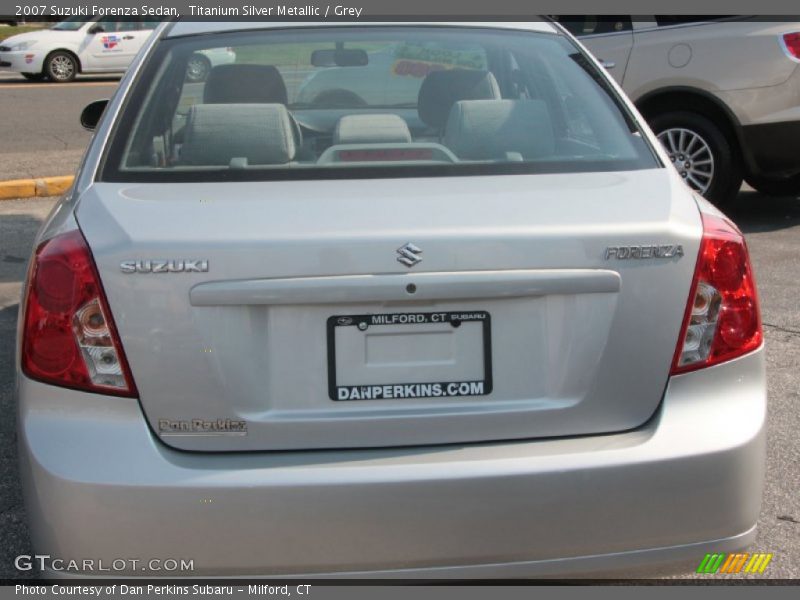 Titanium Silver Metallic / Grey 2007 Suzuki Forenza Sedan