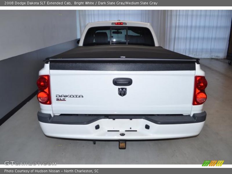 Bright White / Dark Slate Gray/Medium Slate Gray 2008 Dodge Dakota SLT Extended Cab