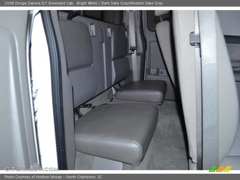 Bright White / Dark Slate Gray/Medium Slate Gray 2008 Dodge Dakota SLT Extended Cab