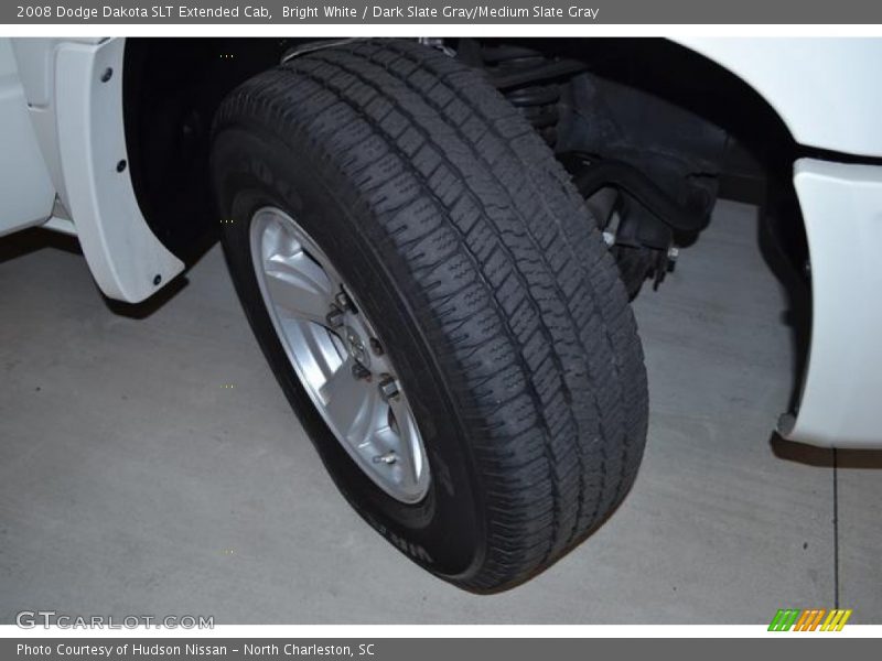 Bright White / Dark Slate Gray/Medium Slate Gray 2008 Dodge Dakota SLT Extended Cab