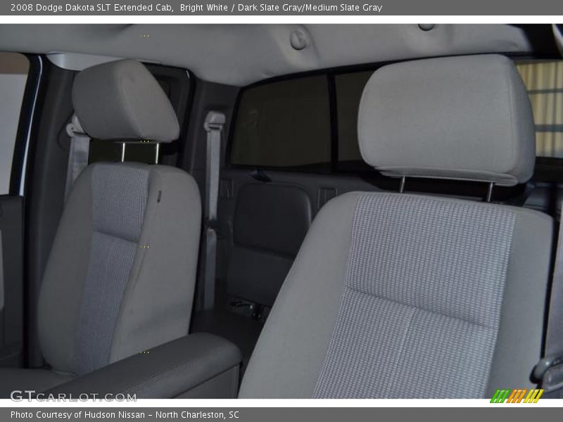 Bright White / Dark Slate Gray/Medium Slate Gray 2008 Dodge Dakota SLT Extended Cab