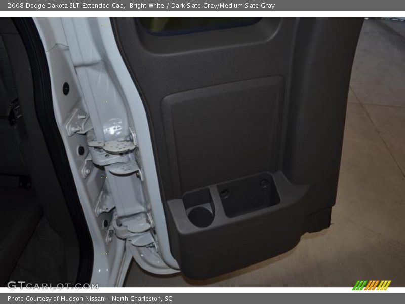 Bright White / Dark Slate Gray/Medium Slate Gray 2008 Dodge Dakota SLT Extended Cab