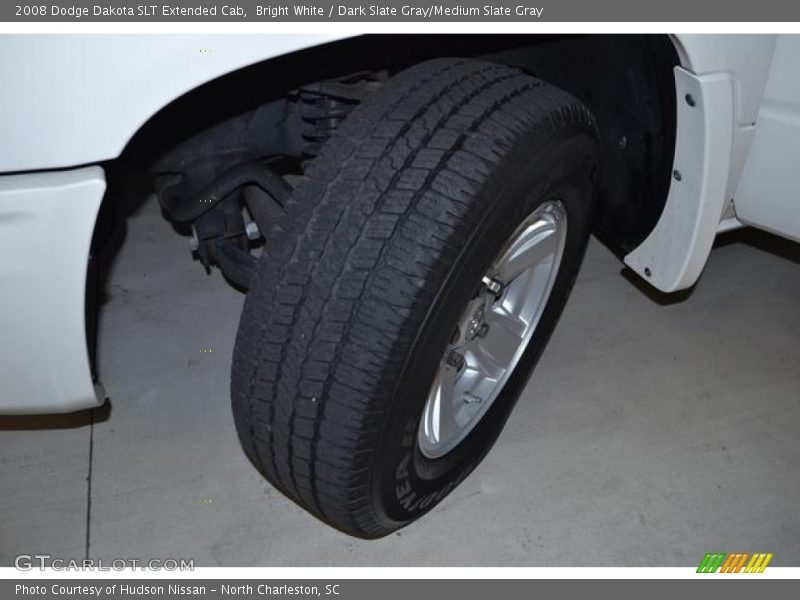 Bright White / Dark Slate Gray/Medium Slate Gray 2008 Dodge Dakota SLT Extended Cab
