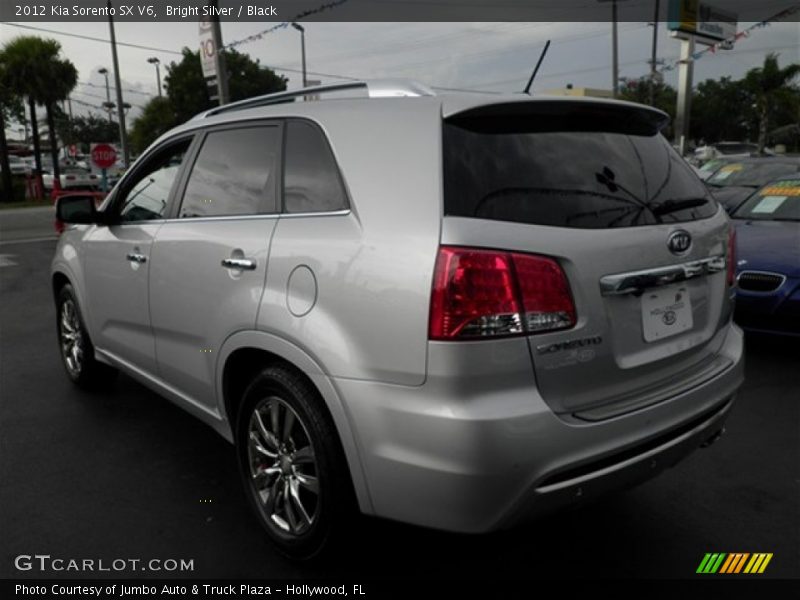 Bright Silver / Black 2012 Kia Sorento SX V6