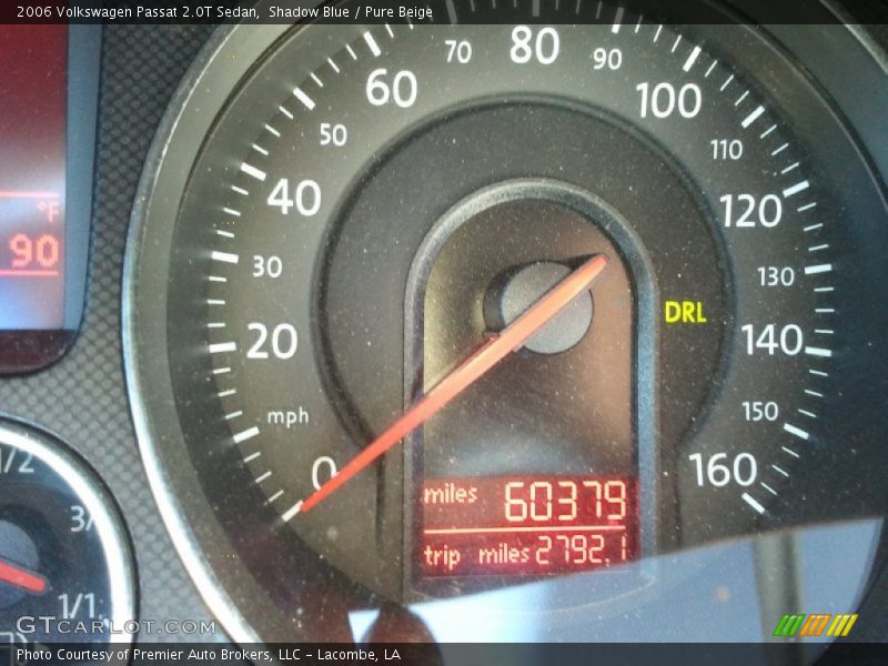 Shadow Blue / Pure Beige 2006 Volkswagen Passat 2.0T Sedan