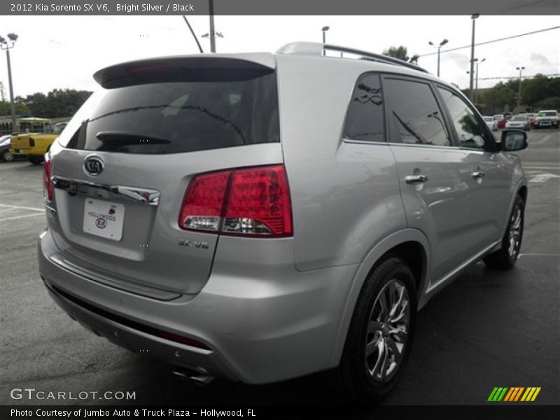 Bright Silver / Black 2012 Kia Sorento SX V6