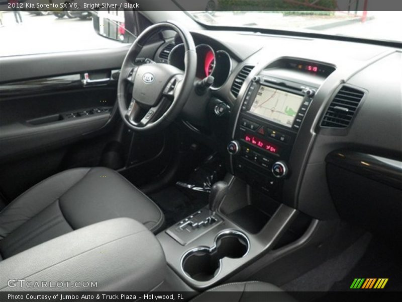 Bright Silver / Black 2012 Kia Sorento SX V6