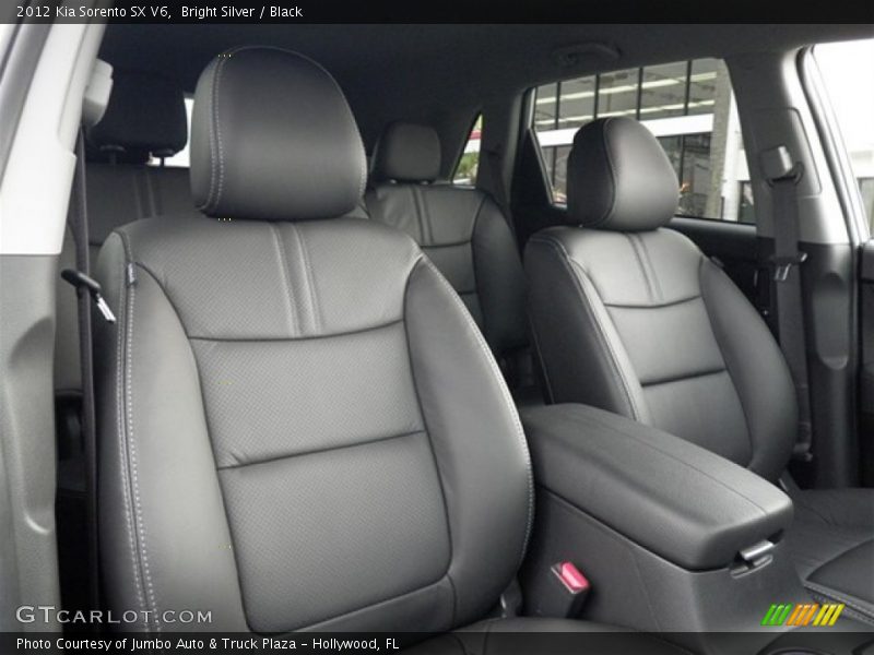 Bright Silver / Black 2012 Kia Sorento SX V6
