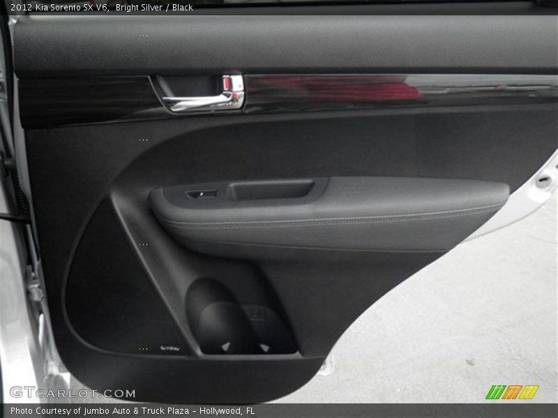 Bright Silver / Black 2012 Kia Sorento SX V6