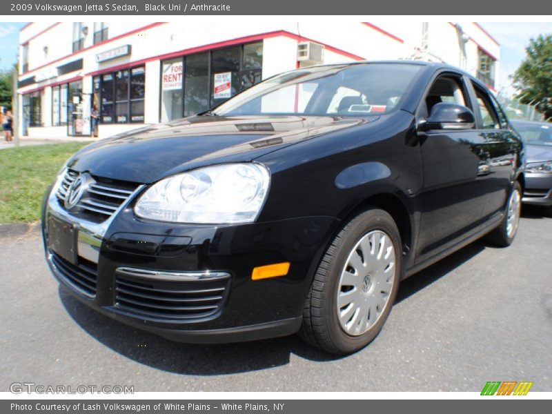 Black Uni / Anthracite 2009 Volkswagen Jetta S Sedan