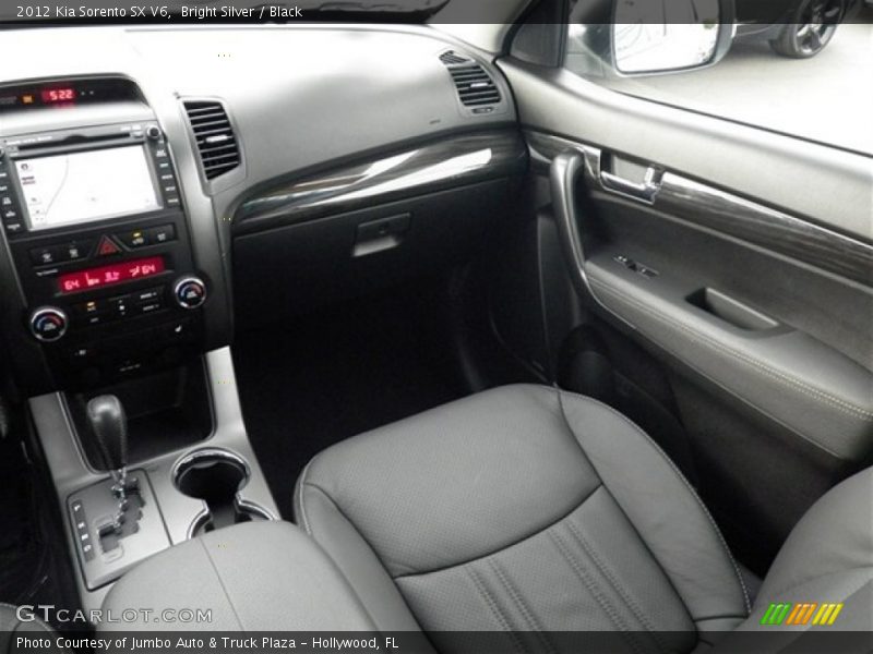 Bright Silver / Black 2012 Kia Sorento SX V6