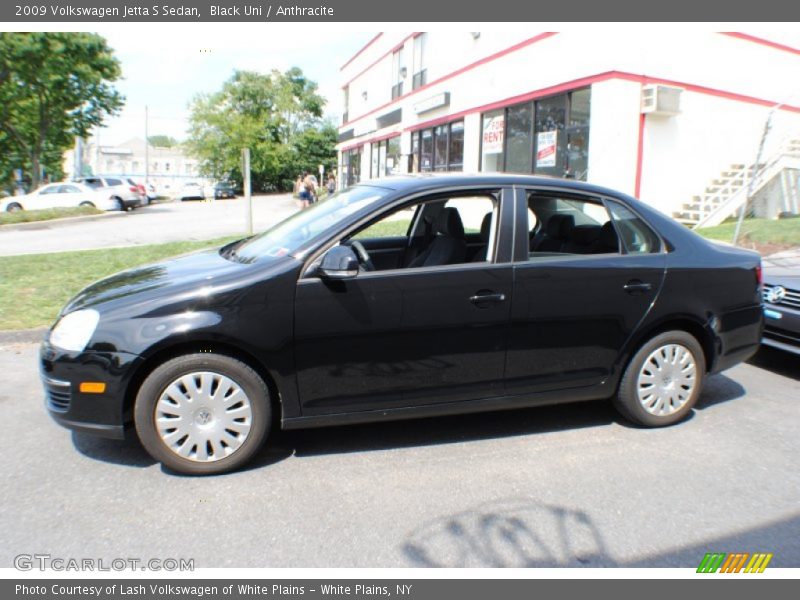 Black Uni / Anthracite 2009 Volkswagen Jetta S Sedan