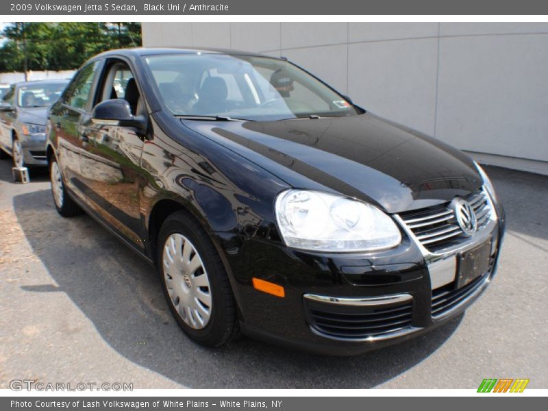 Black Uni / Anthracite 2009 Volkswagen Jetta S Sedan