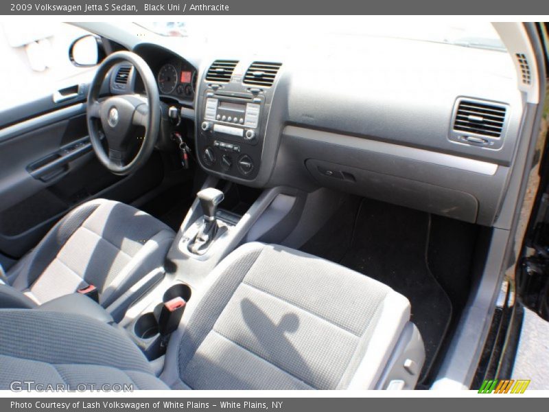 Black Uni / Anthracite 2009 Volkswagen Jetta S Sedan