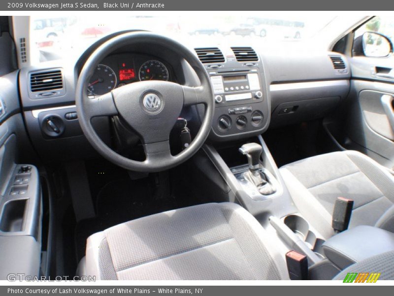Black Uni / Anthracite 2009 Volkswagen Jetta S Sedan