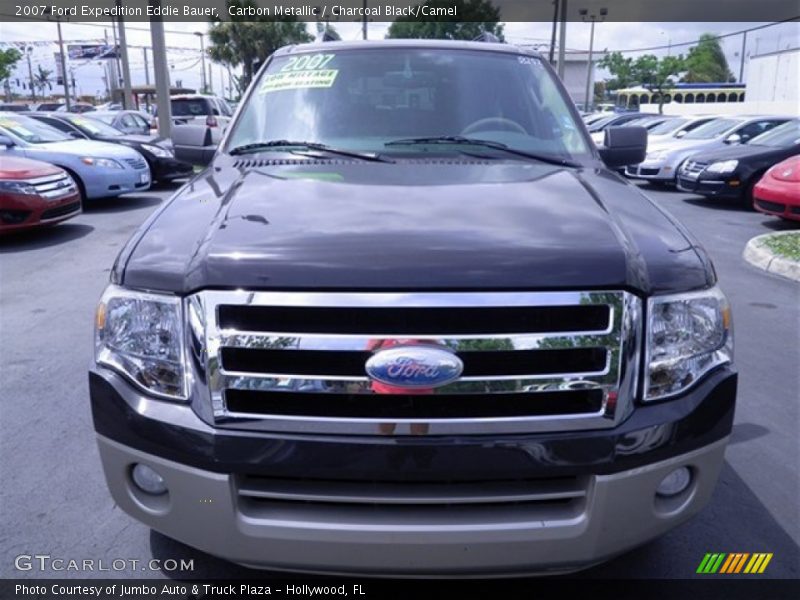 Carbon Metallic / Charcoal Black/Camel 2007 Ford Expedition Eddie Bauer