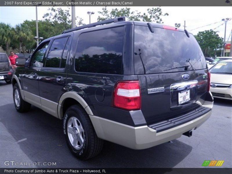 Carbon Metallic / Charcoal Black/Camel 2007 Ford Expedition Eddie Bauer